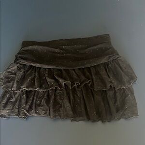 Urban Outfitters Black Ruffled Skirt